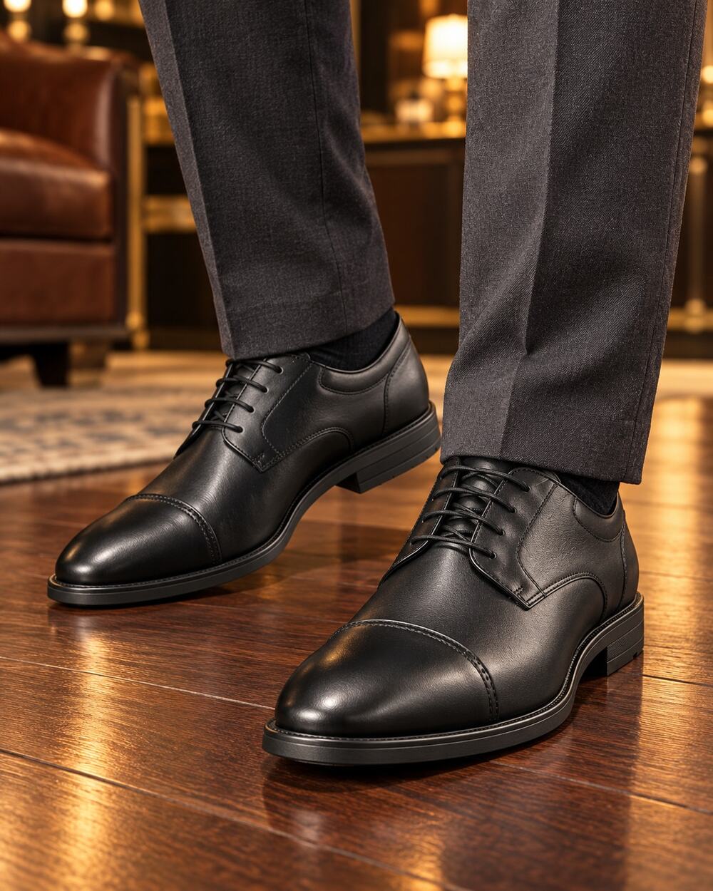 Nunn Bush KORE Icon CT OX Men’s Black Leather Dress Shoes Size 9 New in Box